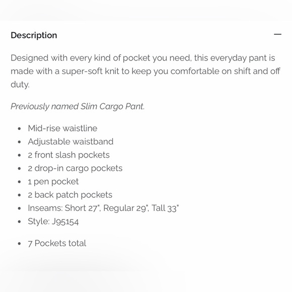 Jaanuu Black Cargo Scrub Pants
NWT - Picture 15 of 17